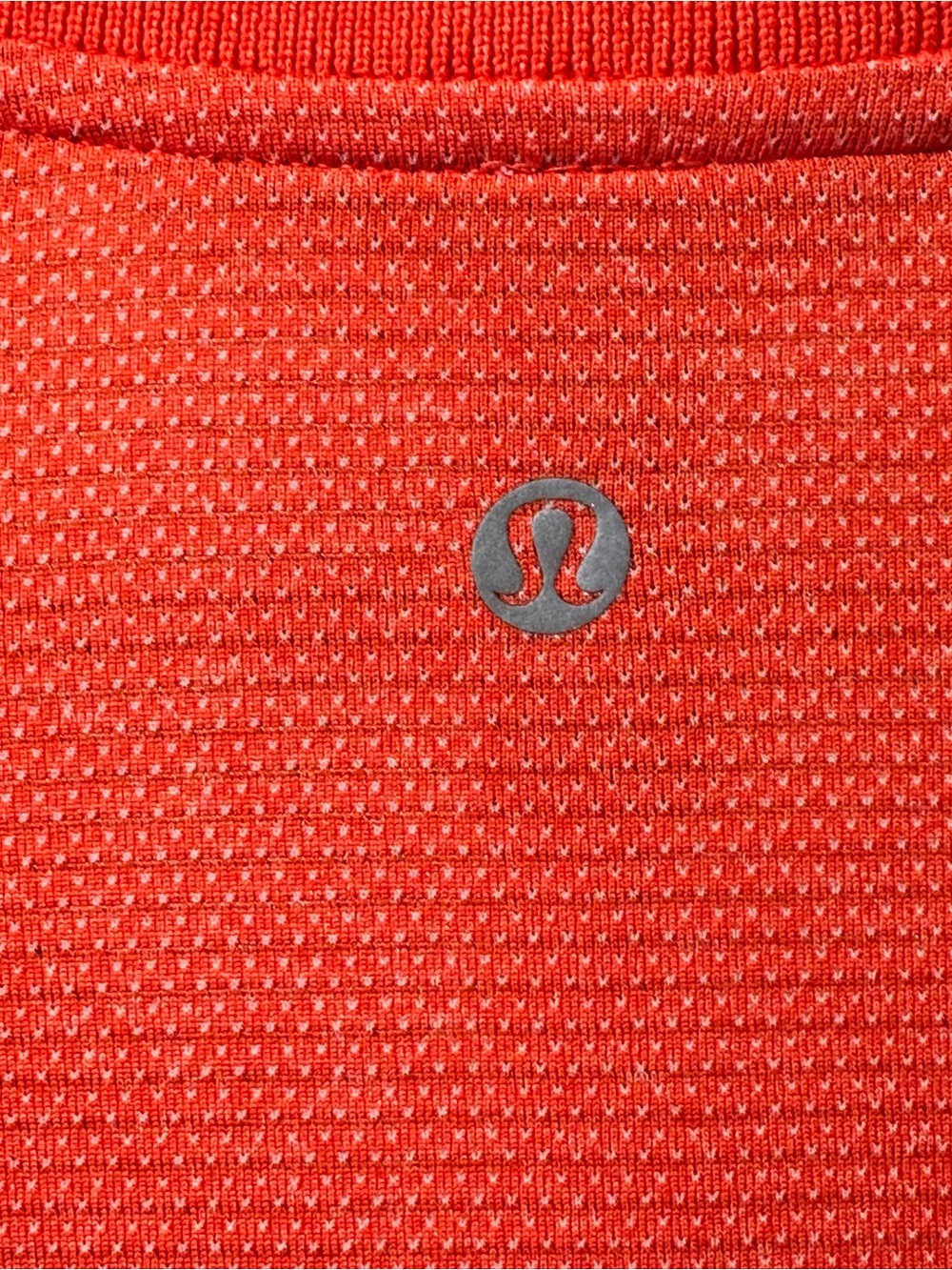 Lululemon Metal Vent Tech Polo Men’s Size XXL Orange/Coral - Picture 4 of 8